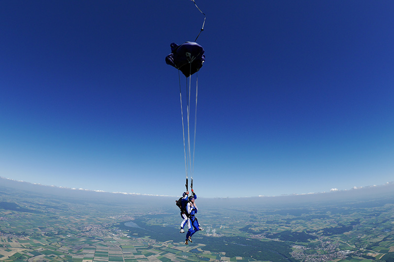 Tandem Jump - Parachute Opening